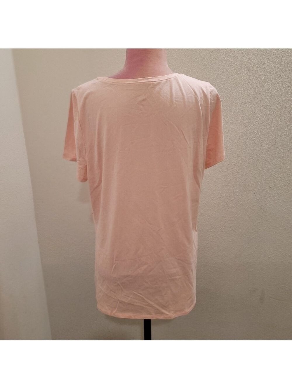 Belle by Kim Gravel Pink Primabelle Knit Twist Hem Top Sz Medium - Picture 2 of 6